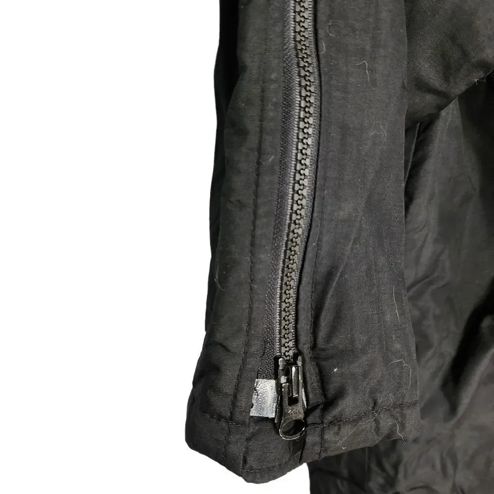 Vintage Obermeyer Mens Tundra black lined ski snowboard pants side zip nylon S